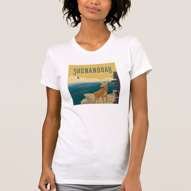 Nationalparken Shenandoah | HJORT T Shirt (Framsida)