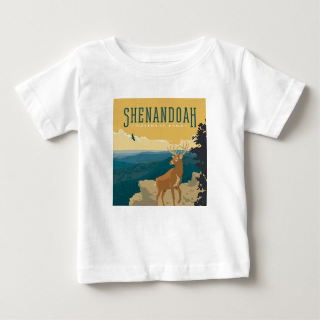 Nationalparken Shenandoah | HJORT T Shirt (Framsida)