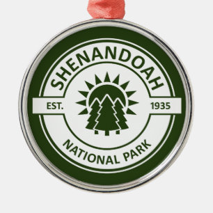 Nationalparken Shenandoah Julgransprydnad Metall