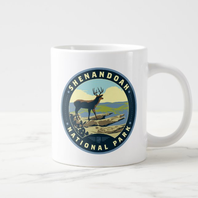 Nationalparken Shenandoah Jumbo Mugg (Höger)