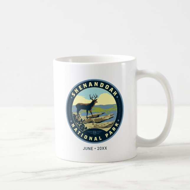 Nationalparken Shenandoah Kaffemugg (Höger)