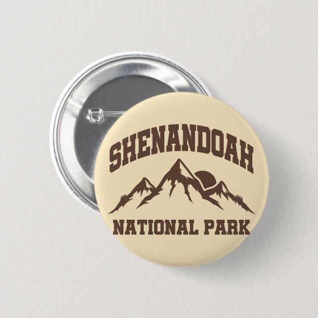Nationalparken Shenandoah Knapp (Framsida & baksida)