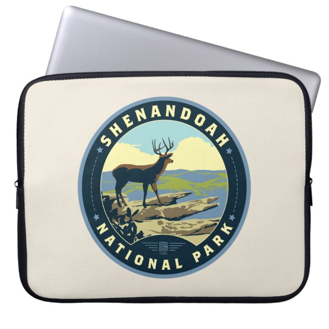 Nationalparken Shenandoah Laptop Fodral (Framsidan)