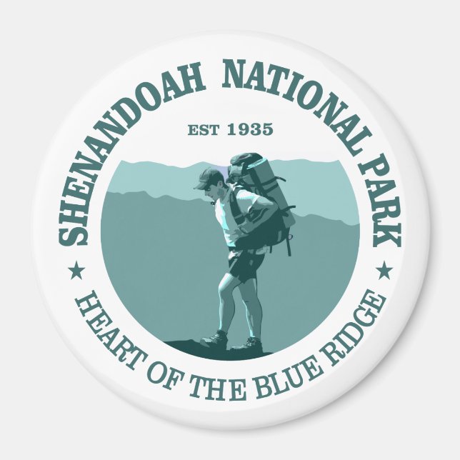 Nationalparken Shenandoah Magnet (Framsidan)