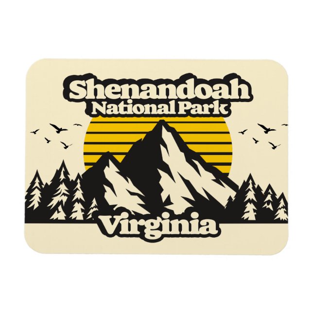 Nationalparken Shenandoah Magnet (Horisontell)