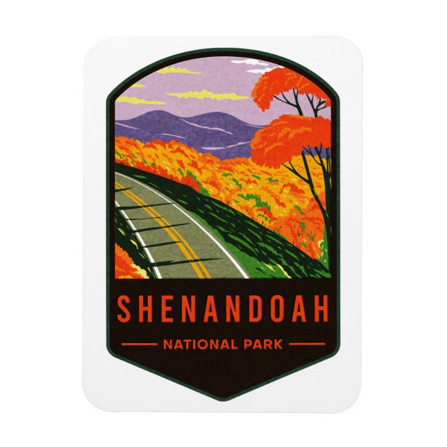 Nationalparken Shenandoah Magnet (Vertikal)