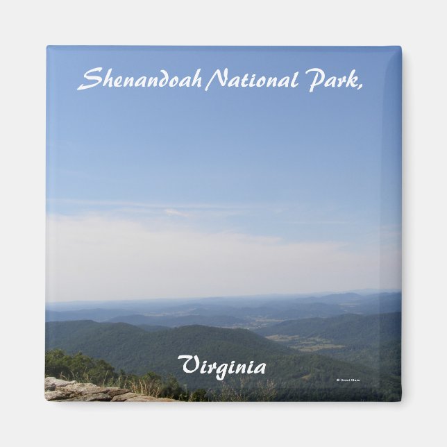 Nationalparken Shenandoah Magnet (Framsidan)