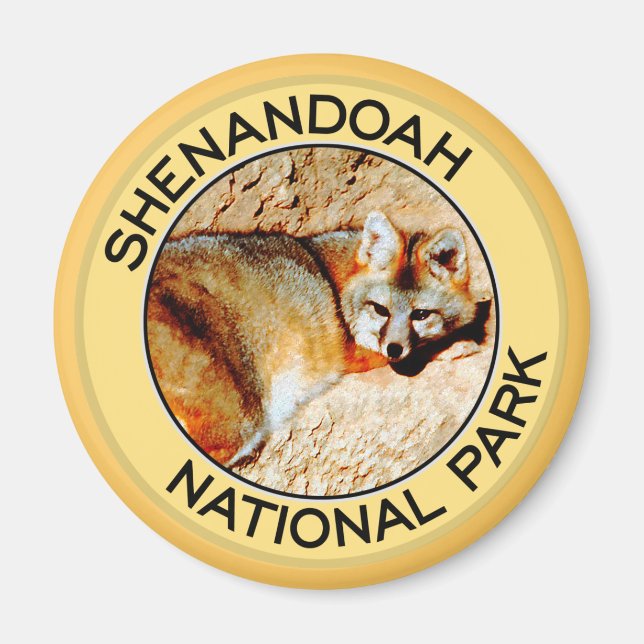 Nationalparken Shenandoah Magnet (Framsidan)