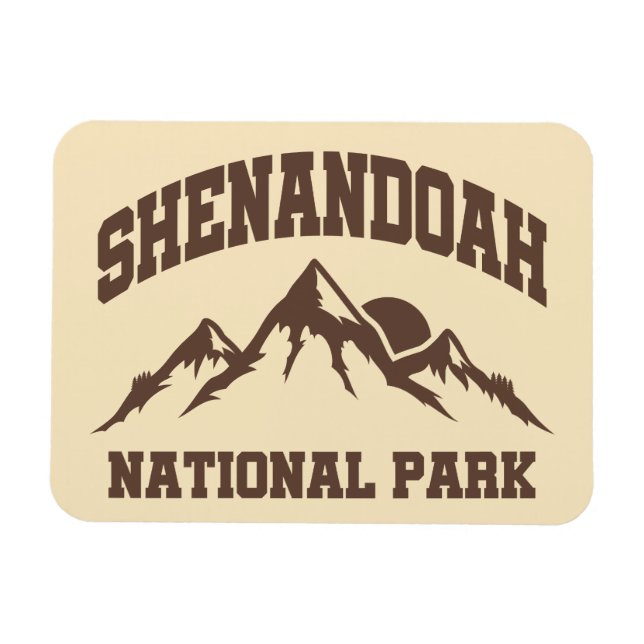 Nationalparken Shenandoah Magnet (Horisontell)