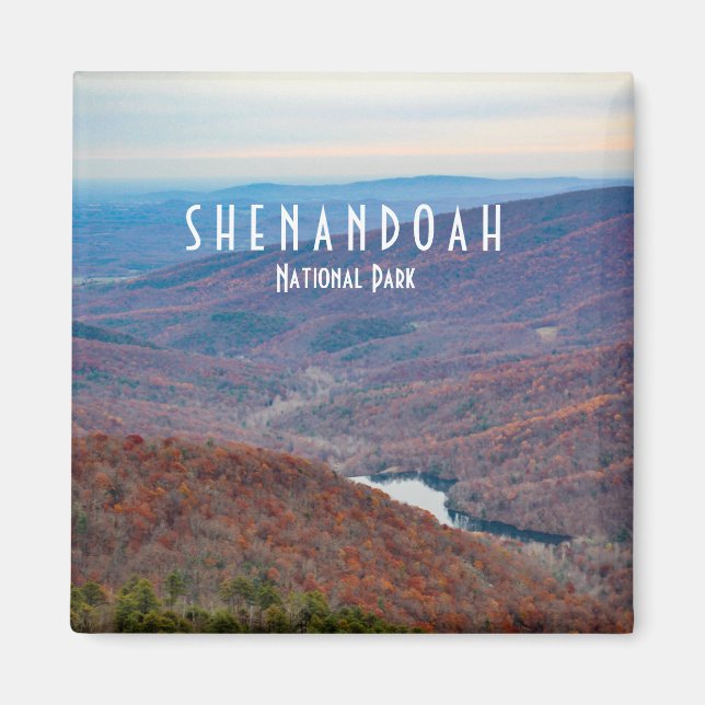 Nationalparken Shenandoah Magnet (Framsidan)