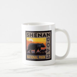 Nationalparken Shenandoah   Mamma och Unge Kaffemugg