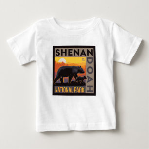Nationalparken Shenandoah Mamma och Unge T Shirt