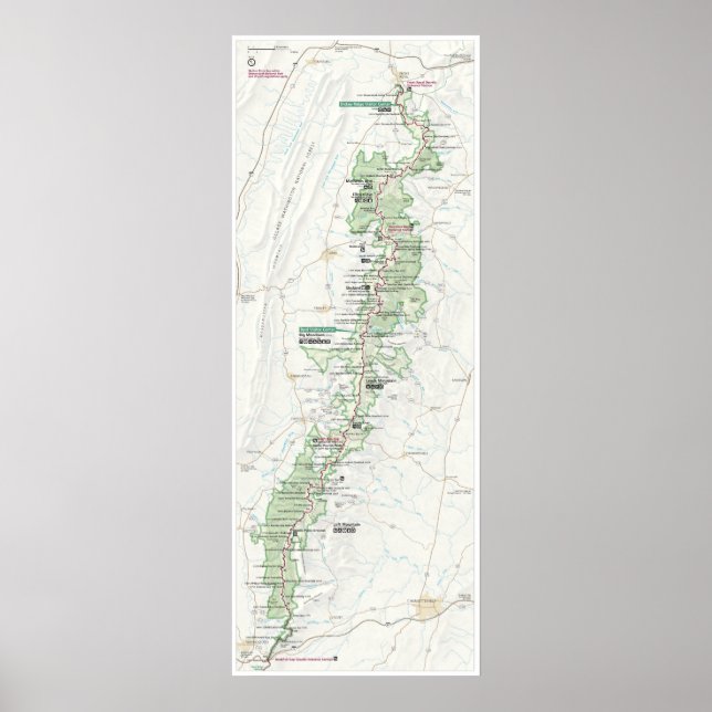 Nationalparken Shenandoah Poster (Framsidan)