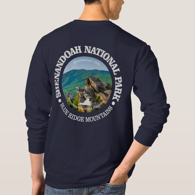 Nationalparken Shenandoah Tee Shirt (Baksida)