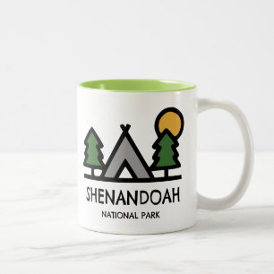 Nationalparken Shenandoah Två-Tonad Mugg