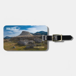 Nationalparken Soda Butte Cone Yellowstone Bagagebricka