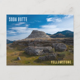 Nationalparken Soda Butte Cone Yellowstone Vykort