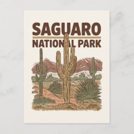 Nationalparken Sonoran Desert Saguaro Vykort