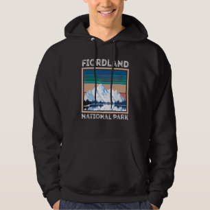 Nationalparken Souvenir Fiordland New Zealand Tour Hoodie