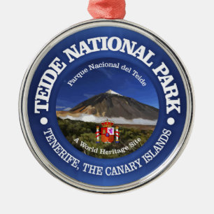 Nationalparken Teide Julgransprydnad Metall