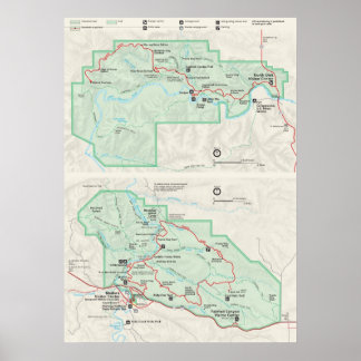 Nationalparken Theodore Roosevelt Poster