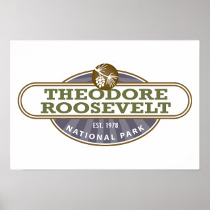 Nationalparken Theodore Roosevelt Poster