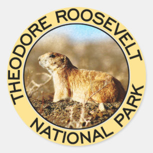 Nationalparken Theodore Roosevelt Runt Klistermärke