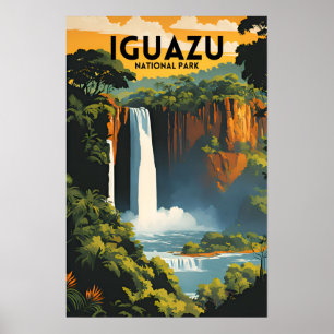 Nationalparken Travel Iguazu Poster