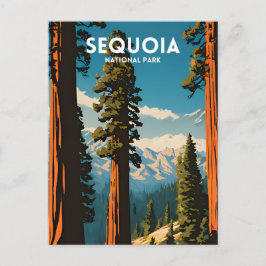 Nationalparken Travel Sequoia Vykort