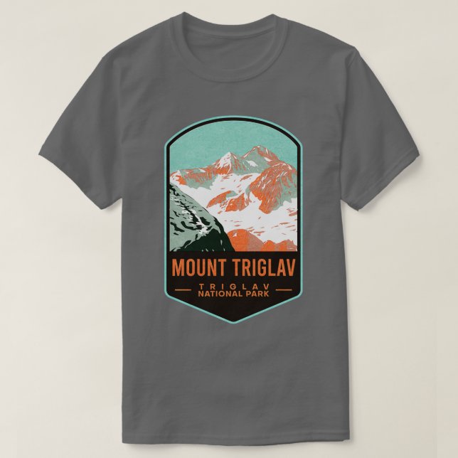 Nationalparken Triglav Triglav T Shirt (Design framsida)
