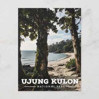 Nationalparken Ujung Kulon Vykort