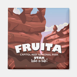 Nationalparken Utah för Fruita Huvudstad Reef Magnet