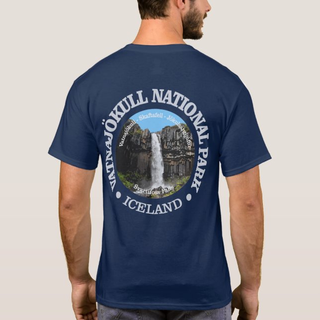 Nationalparken Vatnajokull T Shirt (Baksida)