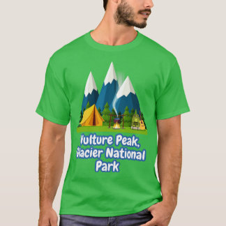 Nationalparken Vculture Peak Glacier T Shirt