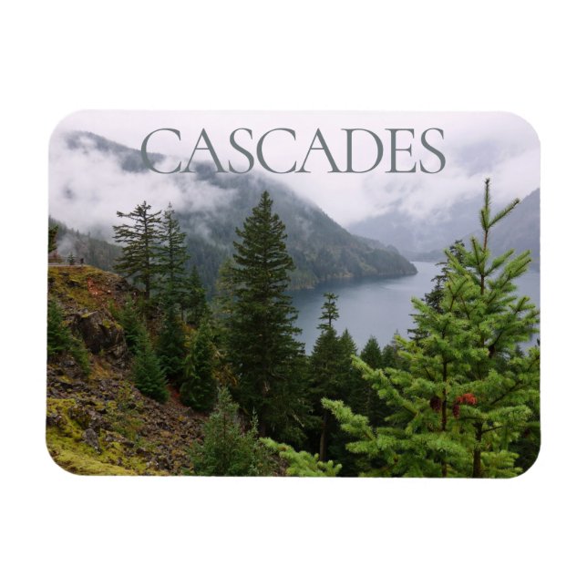 Nationalparken Washington North Cascades Magnet (Horisontell)