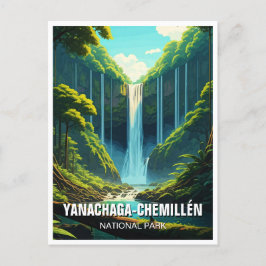 Nationalparken Yanachaga-Chemillén Peru Vykort