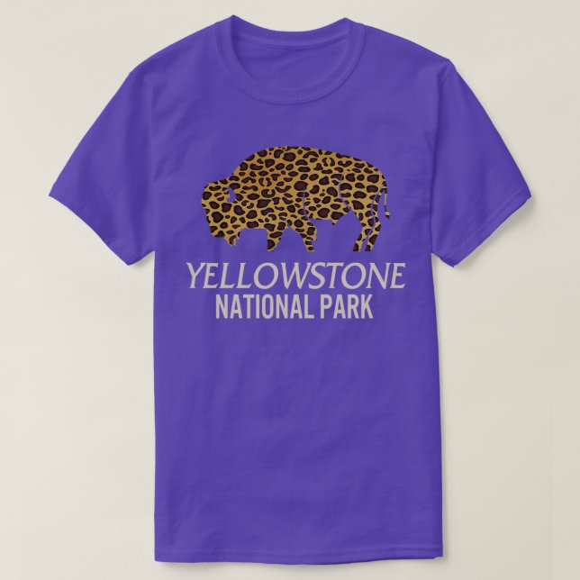 Nationalparken Yellowstone T Shirt (Design framsida)