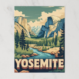 Nationalparken Yosemite Valley Vykort
