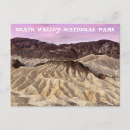 Nationalparken Zabriskie Point Dödsdalen Vykort