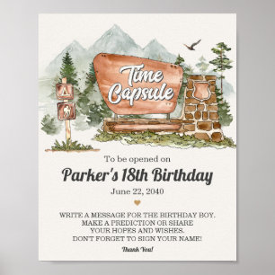 nationalparkens tidskapsel party poster