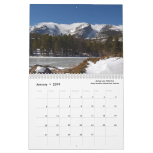 Nationalparker av USA Kalender