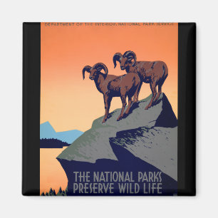 Nationalparker Magnet
