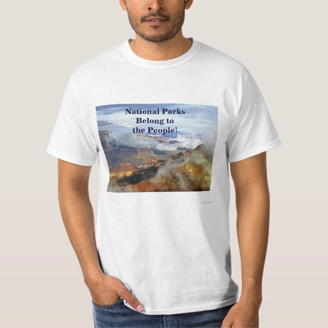 Nationalparker tillhörde folket #DearCongress Tee Shirt (Framsida)
