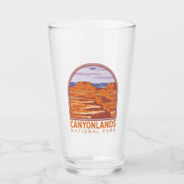 Nationalparkön Canyonlands i Himlar Retro Glaskopp
