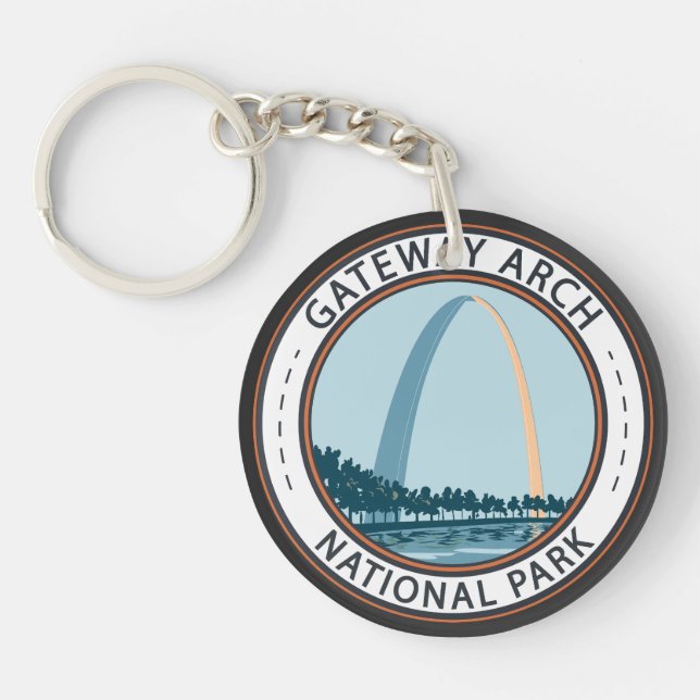 Nationalparksbricka för Gateway Arch (Framsidan)