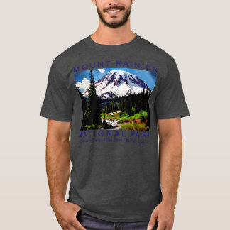 Nationalparksstaten Rainier i Washington 1 T Shirt