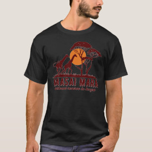 Nationalreservatet Maasai Mara i Kenya T Shirt