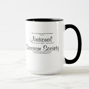 NationalSarcasm samhälle, får nu helvetet away Mugg
