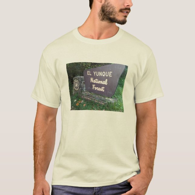 Nationalskog för El Yunque T Shirt (Framsida)