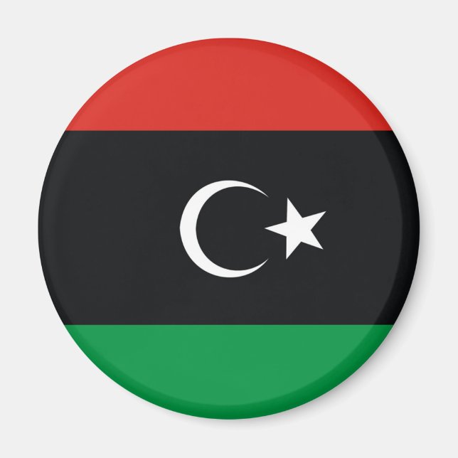 Nationalsymbolen Libyen land Magnet (Framsidan)